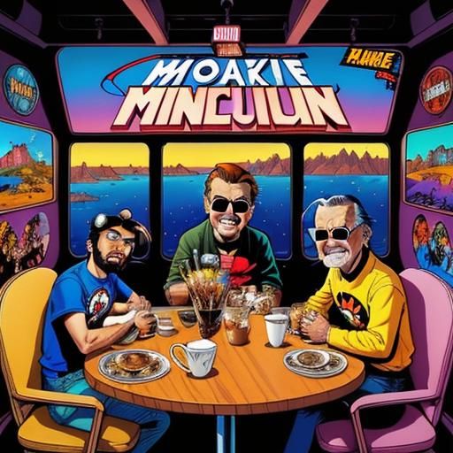 Crazy Thinkers at World's Edge: Comic Book Art