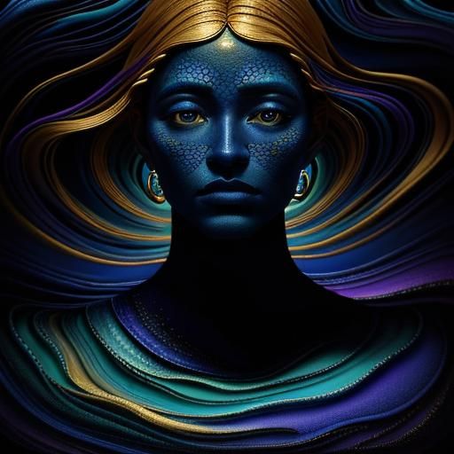 Dreamlike Portrait in Rothko-esque Surrealism