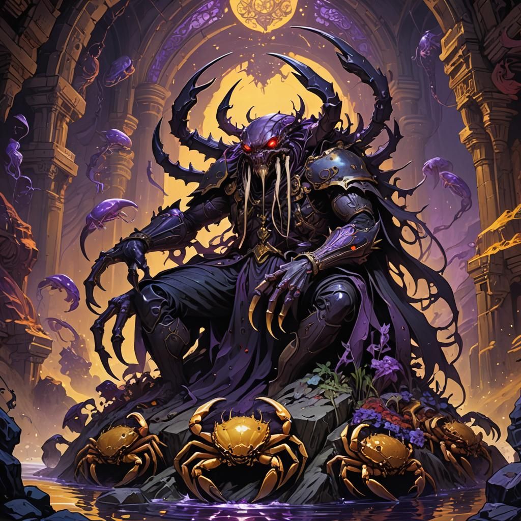 Crab Reaper in Dark Fantasy Dungeon