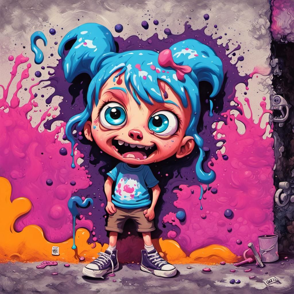 Spoiled Brat Graffiti Art in Street Style