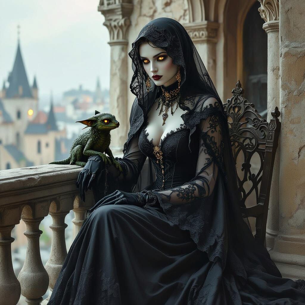 Close-up; Dungeons & Dragons painting inspired by Jeff Easle...