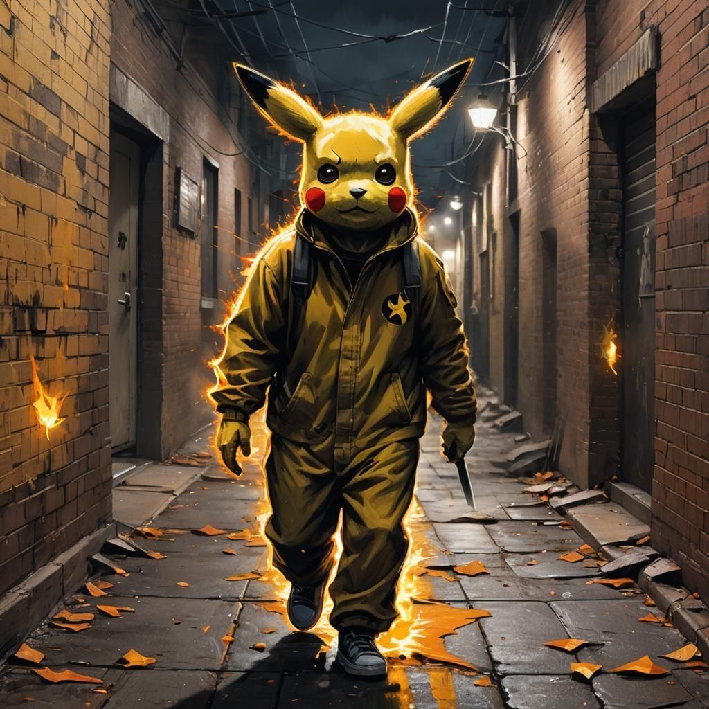 Michael Myers as Pokémon: Pixar-Style 3D Art