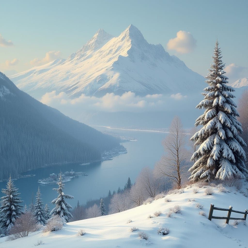 Winter Wonderland on Pöstlingberg Mountain