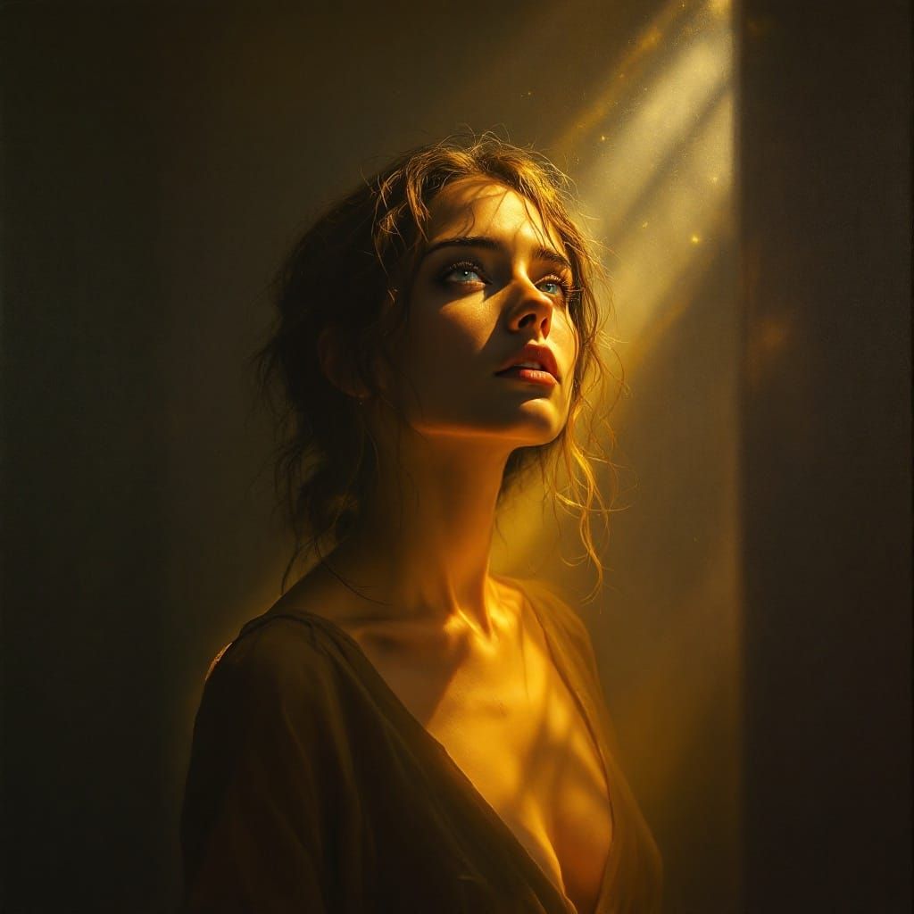 Something in my soul just cried
I see the want in your blue eyes