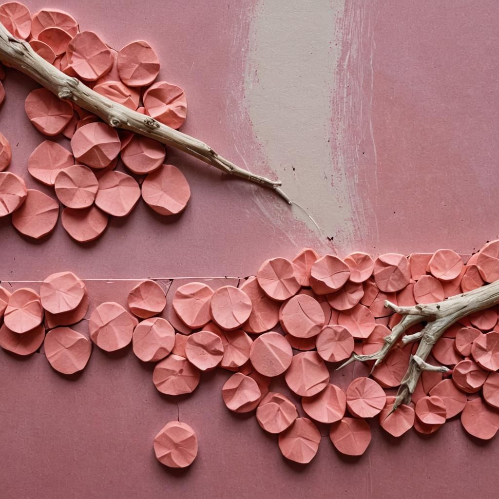 Polymer clay 3d wall painting