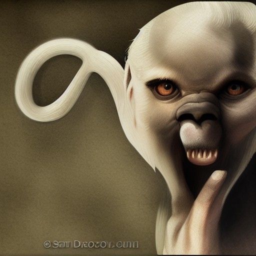 Draco Malfoy as Monkey: Detailed Matte Painting