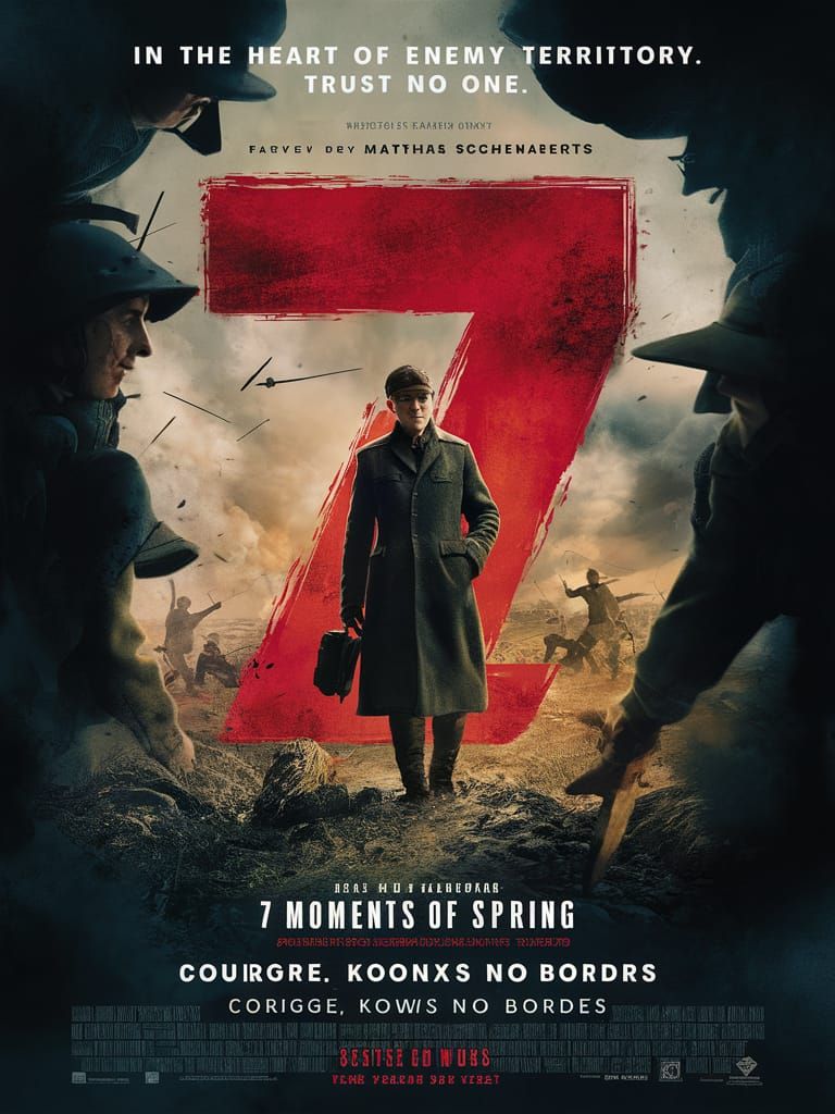 Movie poster: "7 Moments of Spring" - spy in Germany during ...