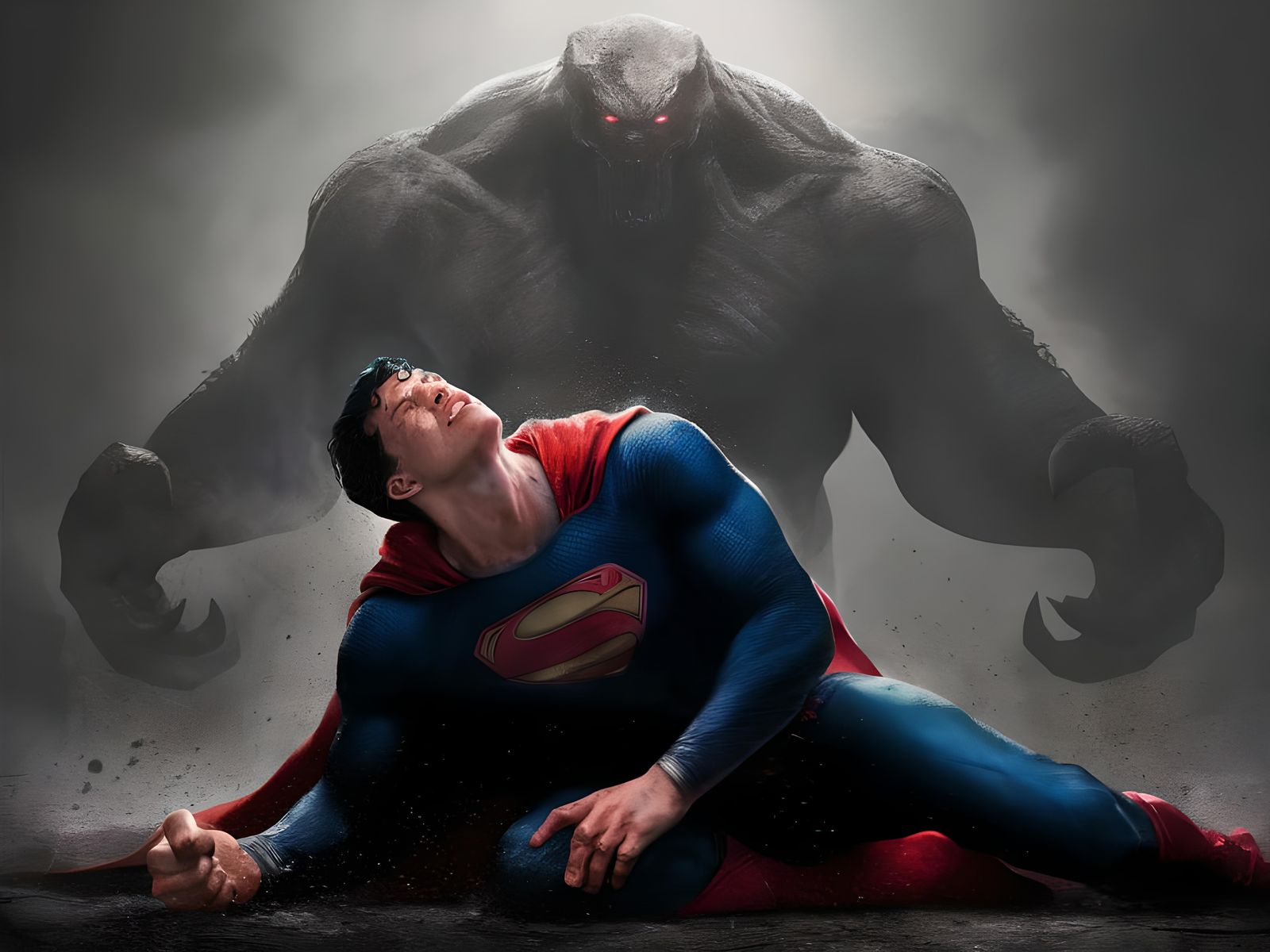 Superman Faces The Great Beast