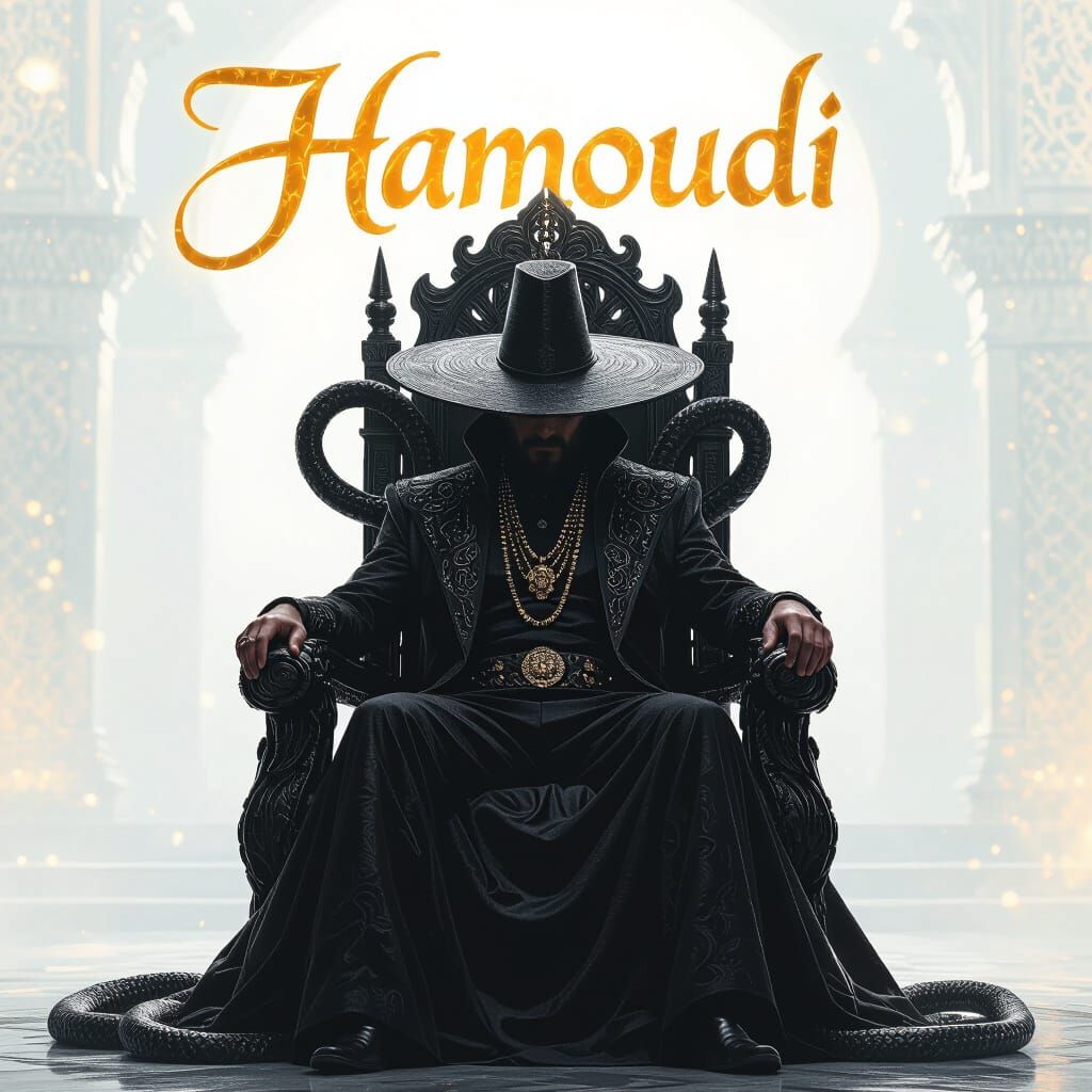 Serpentine Throne: A Dark Fantasy Portrait