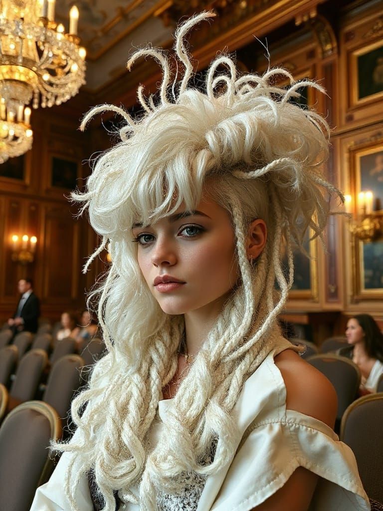 Surreal Portrait in Château de Chambord Concert Hall