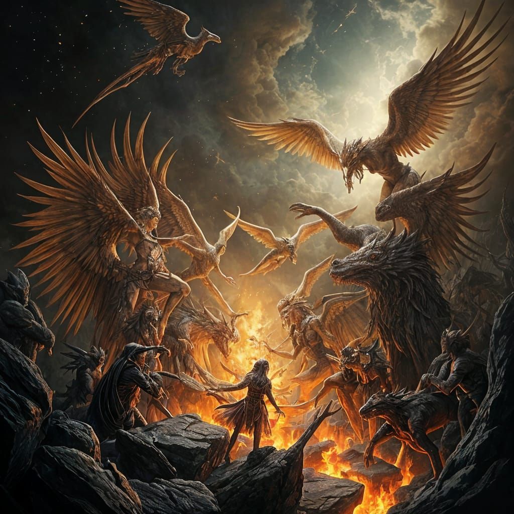 Demons in Hell: A Fantastical Depiction