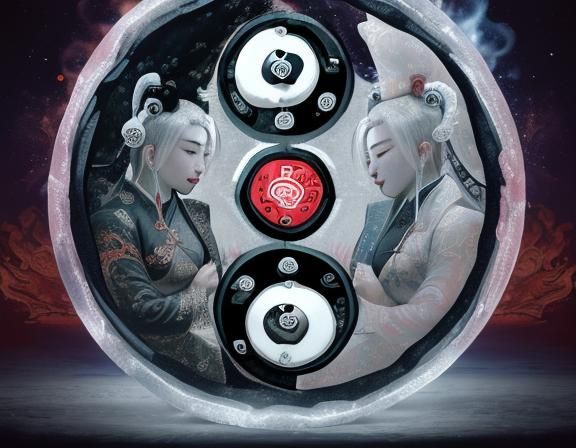 Yin Yang Couple in Ancient Chinese Mythology
