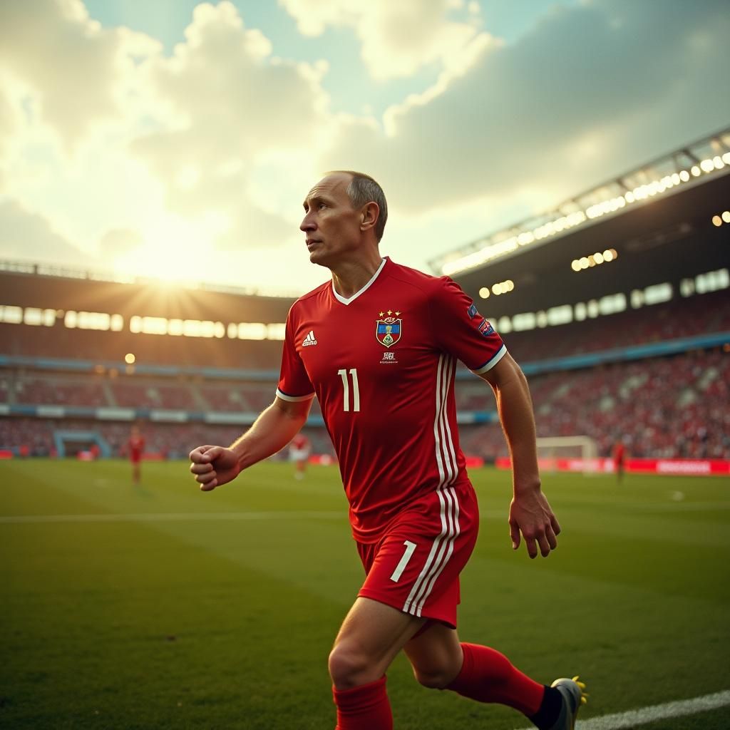 Putin Plays Football: Cinematic Sports Photography