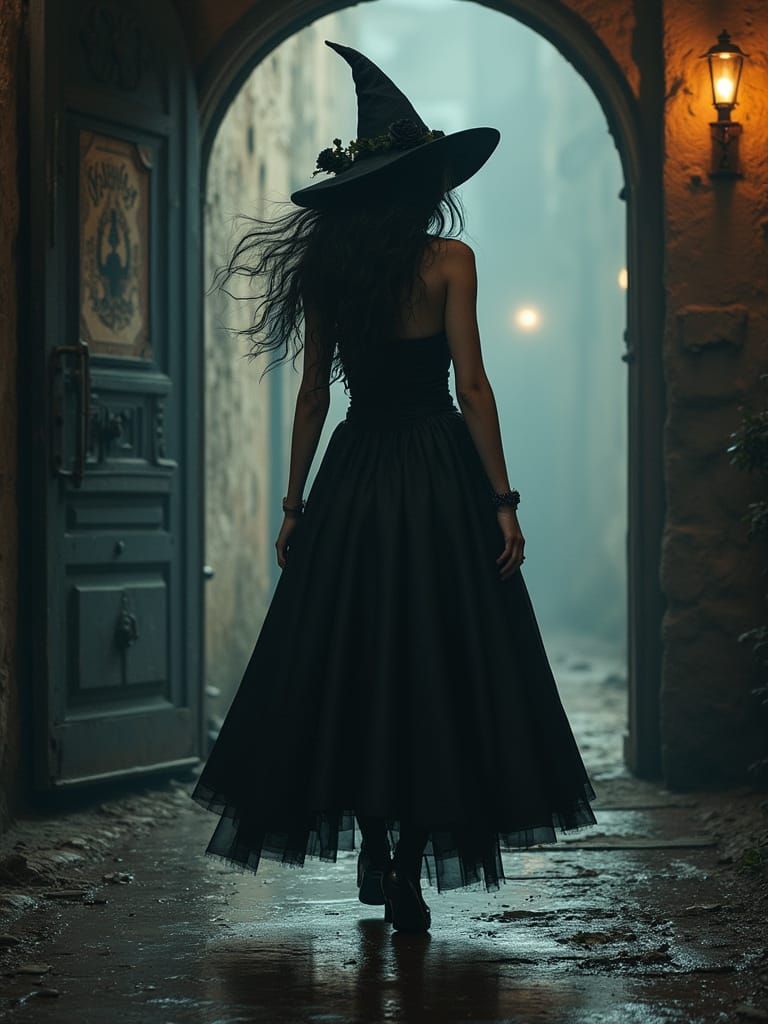 Dieselpunk Witch Enters Infinity's Doorway