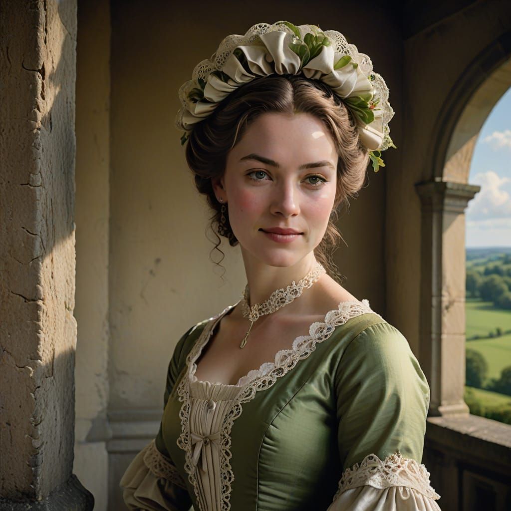 Colonial Beauty in Soft Focus