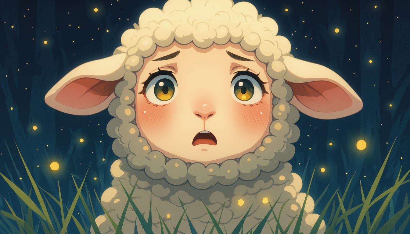 Nervous Lamb: Expressionistic, Perverse, Haunting Image