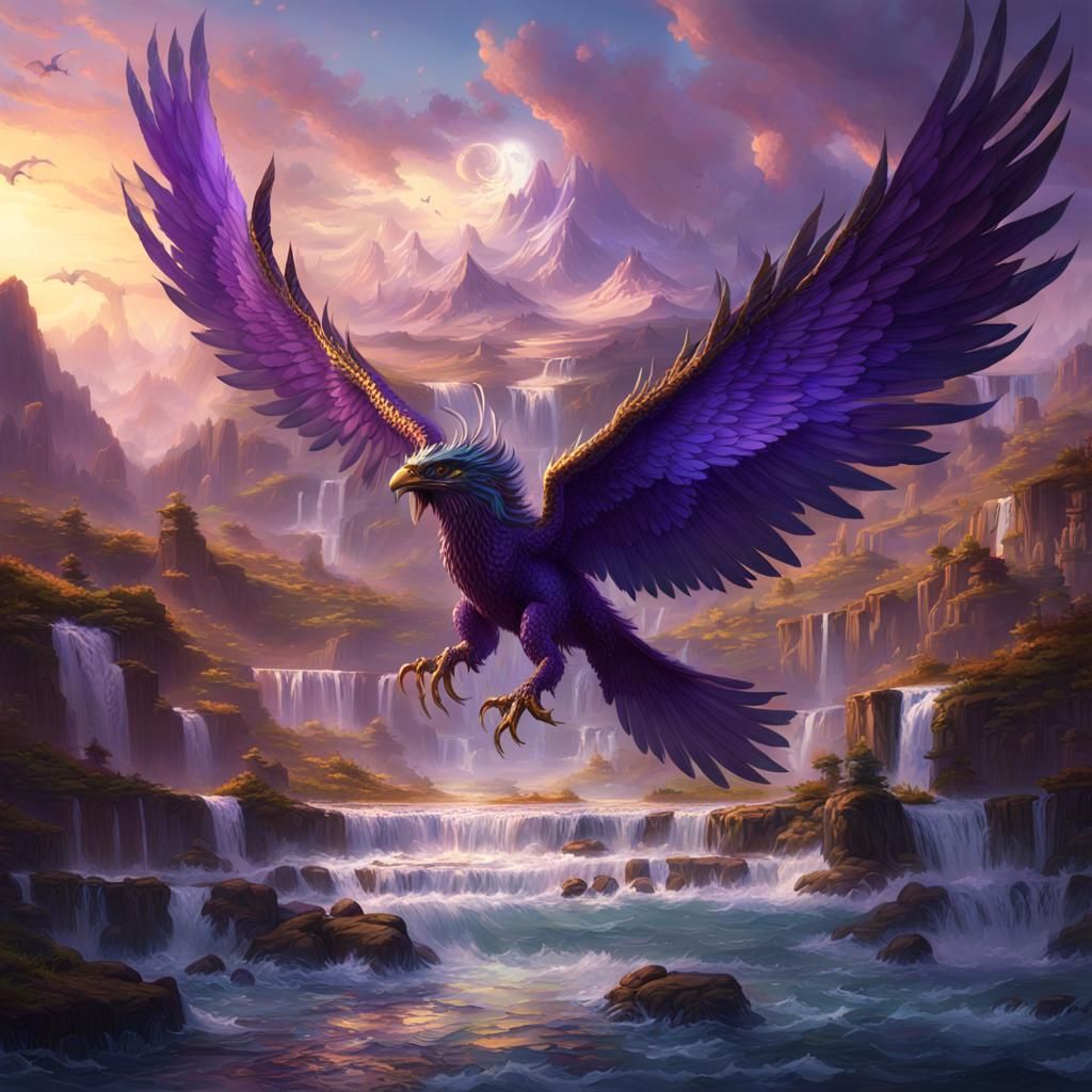Water Phoenix Rising to Mount Olympus