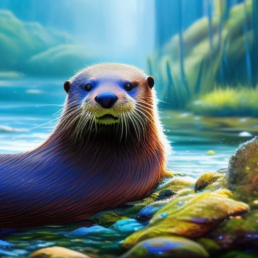 Otter by the Shore