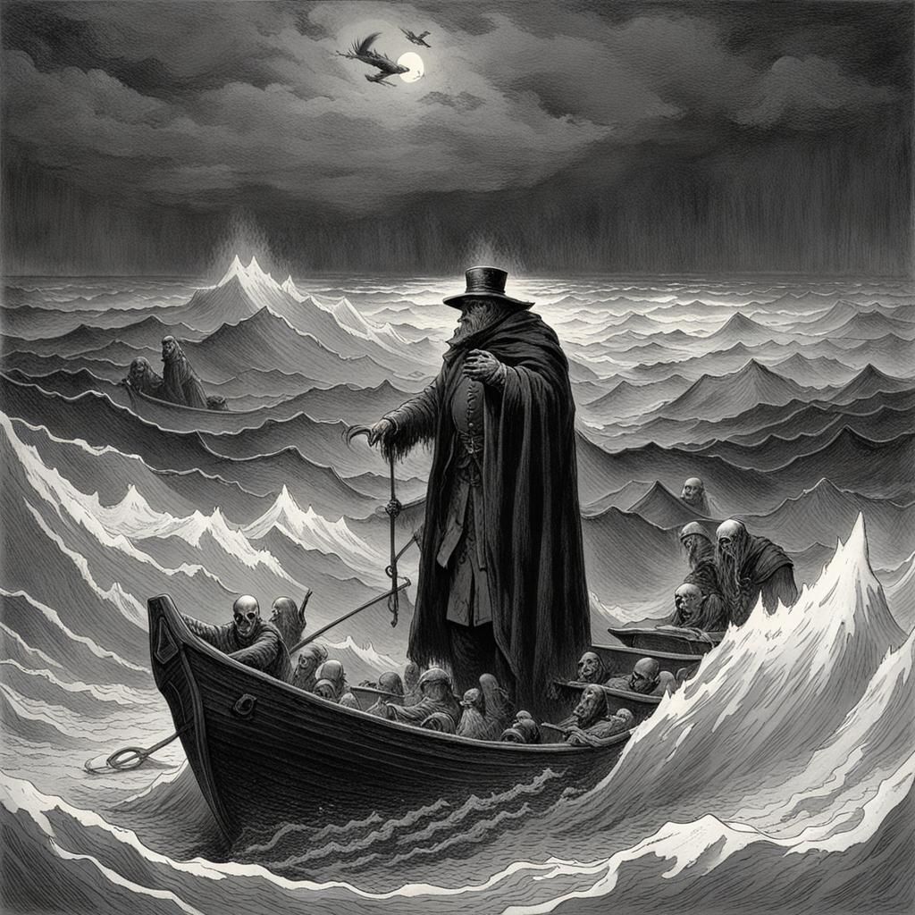 Horror Landscape Inspired by Doré and Rutkowski