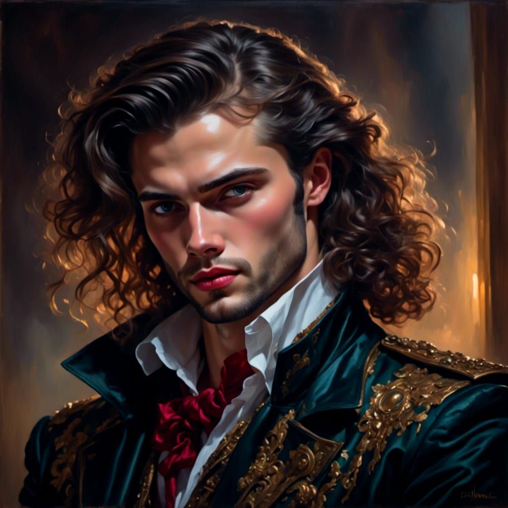 Matte Painting Portrait of an Androgynous Character