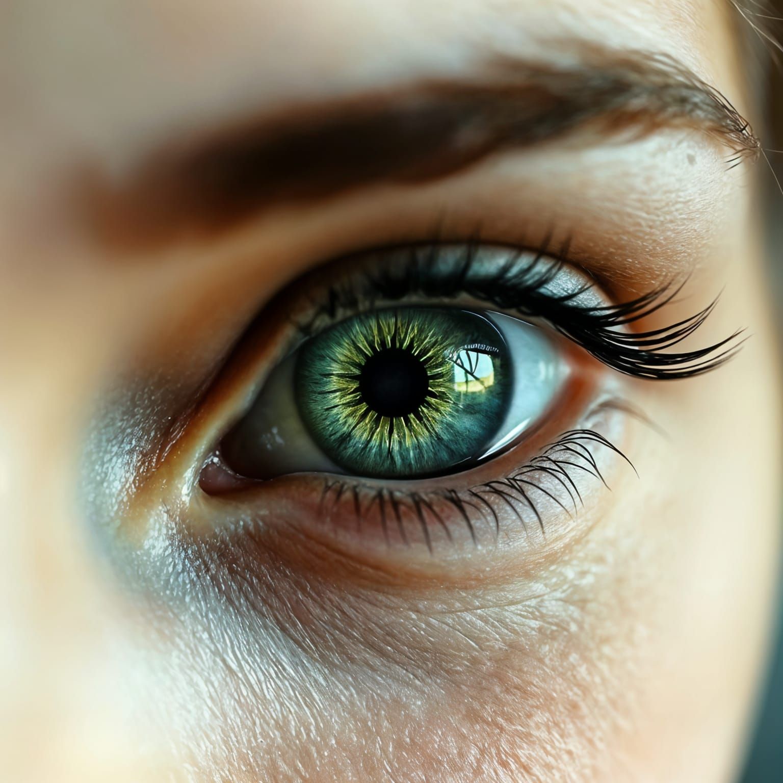 Enchanted Siren's Emerald Eyes