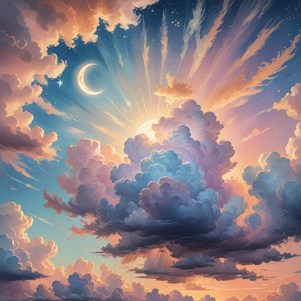 Celestial Dreamscapes in Soft Focus