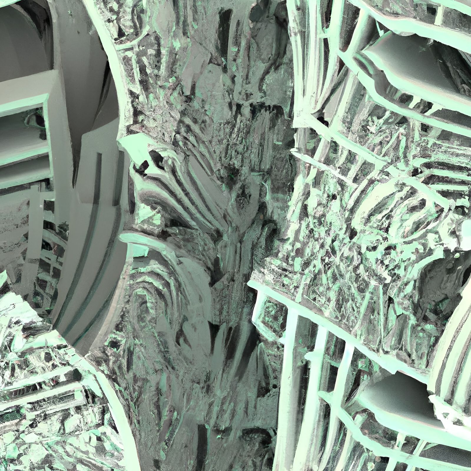 Colorful Geometric Fractal Design in 3D