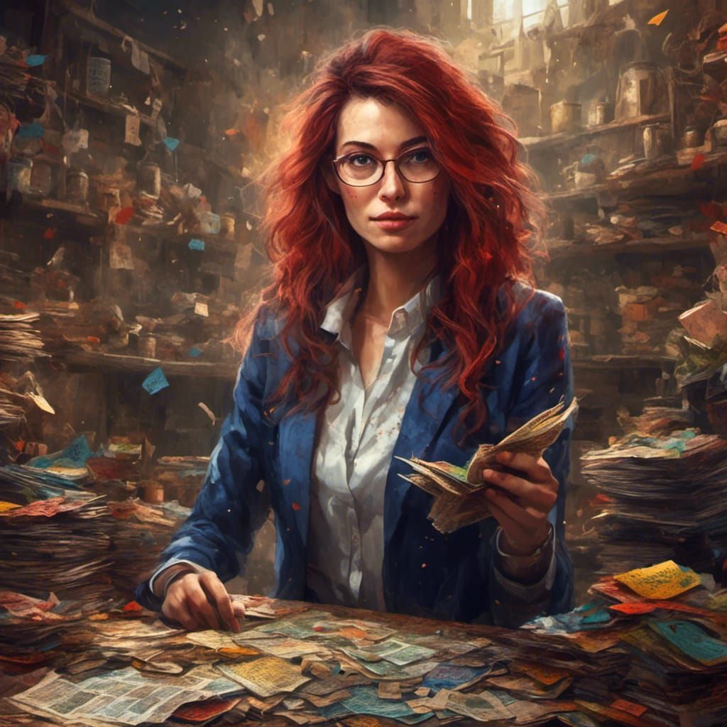 Hyperrealistic Portrait of a Female Sales Manager