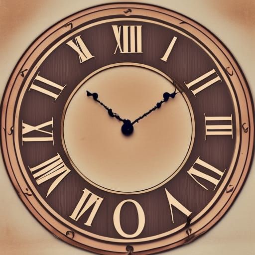 Fantastical Pink Clock Concept Art in 8k