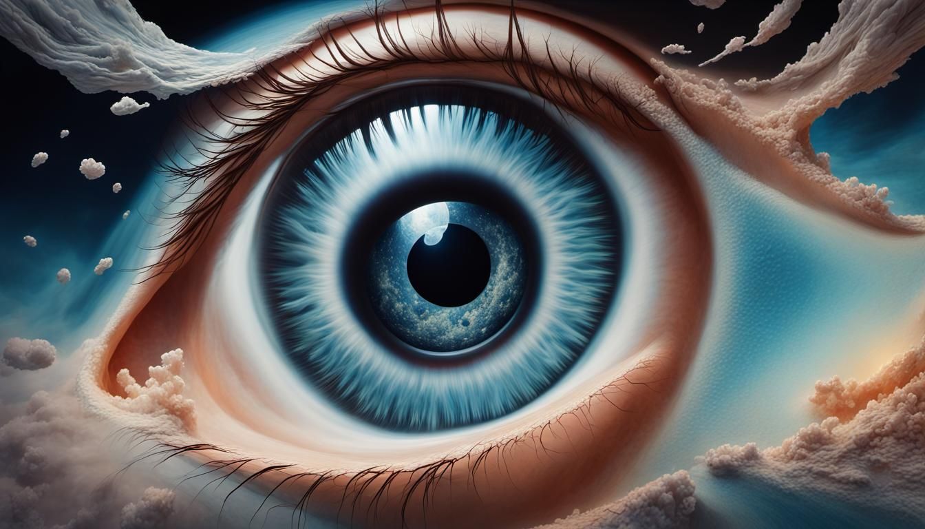 Trompe-l'œil Illusions in Photorealistic Dreamcore Style