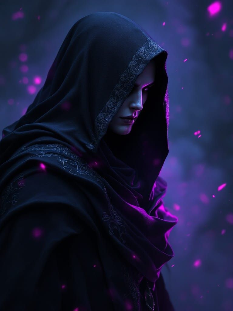 Regal Rider of Death in Epic Concept Art Portrait