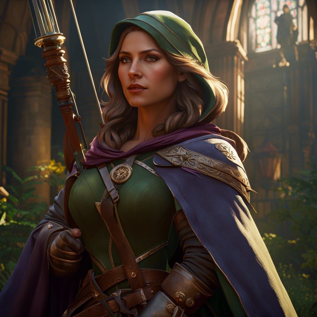Medieval female Robin Hood