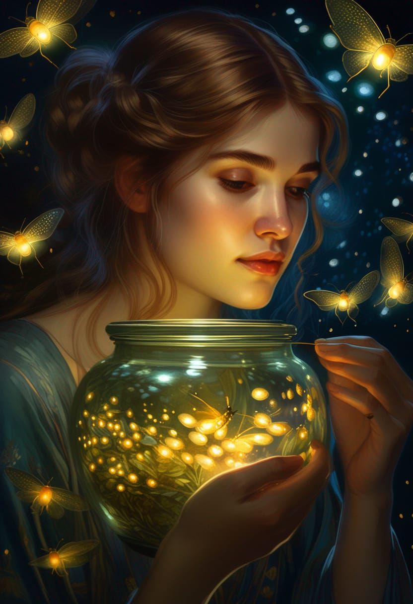 Fireflies - In SDXL 0.9