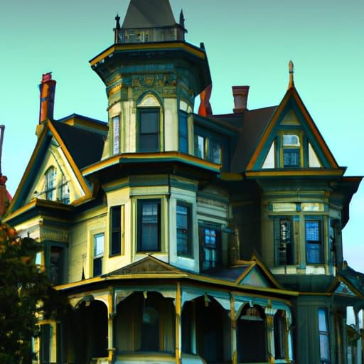 Dreamcore Victorian Mansion: A Surreal Vision