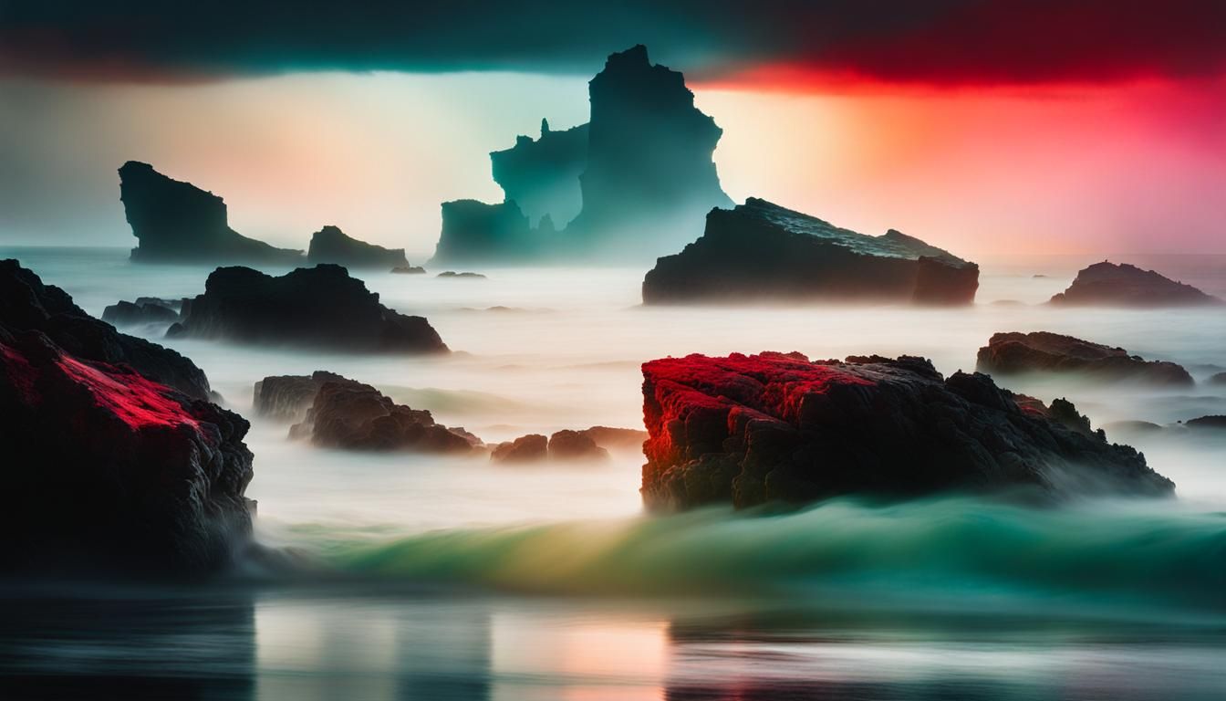 sunset seascape