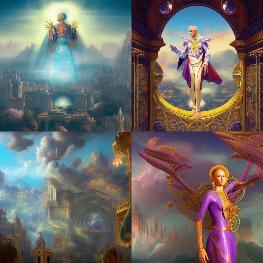 Pucci in Detailed Matte Painting Style