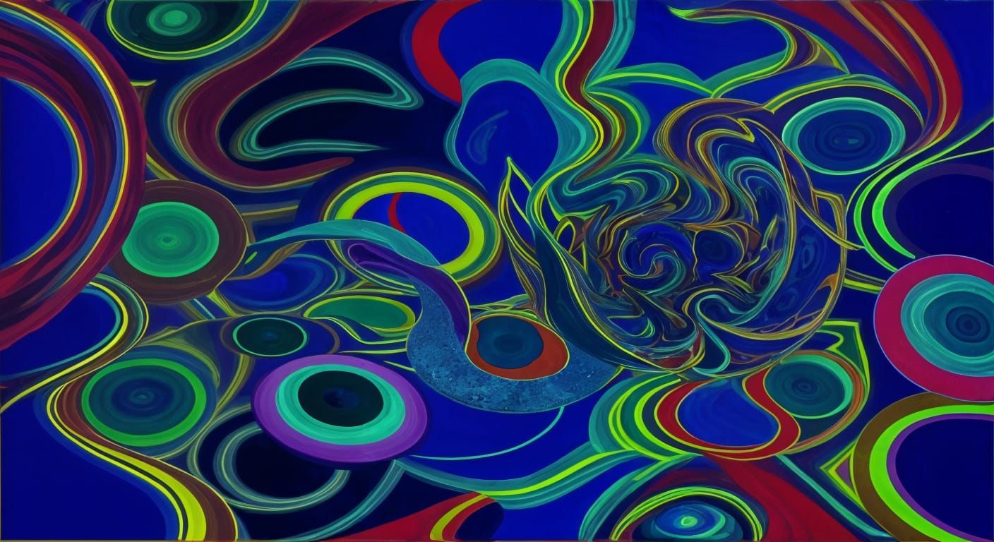 Kaleidoscopic Garden Vortex of Energy & Light