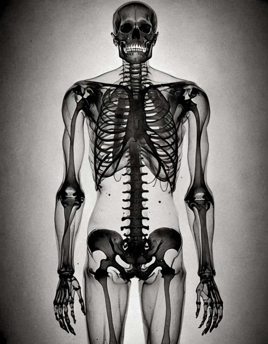 Zany Weird X-ray Image Generated by AI
