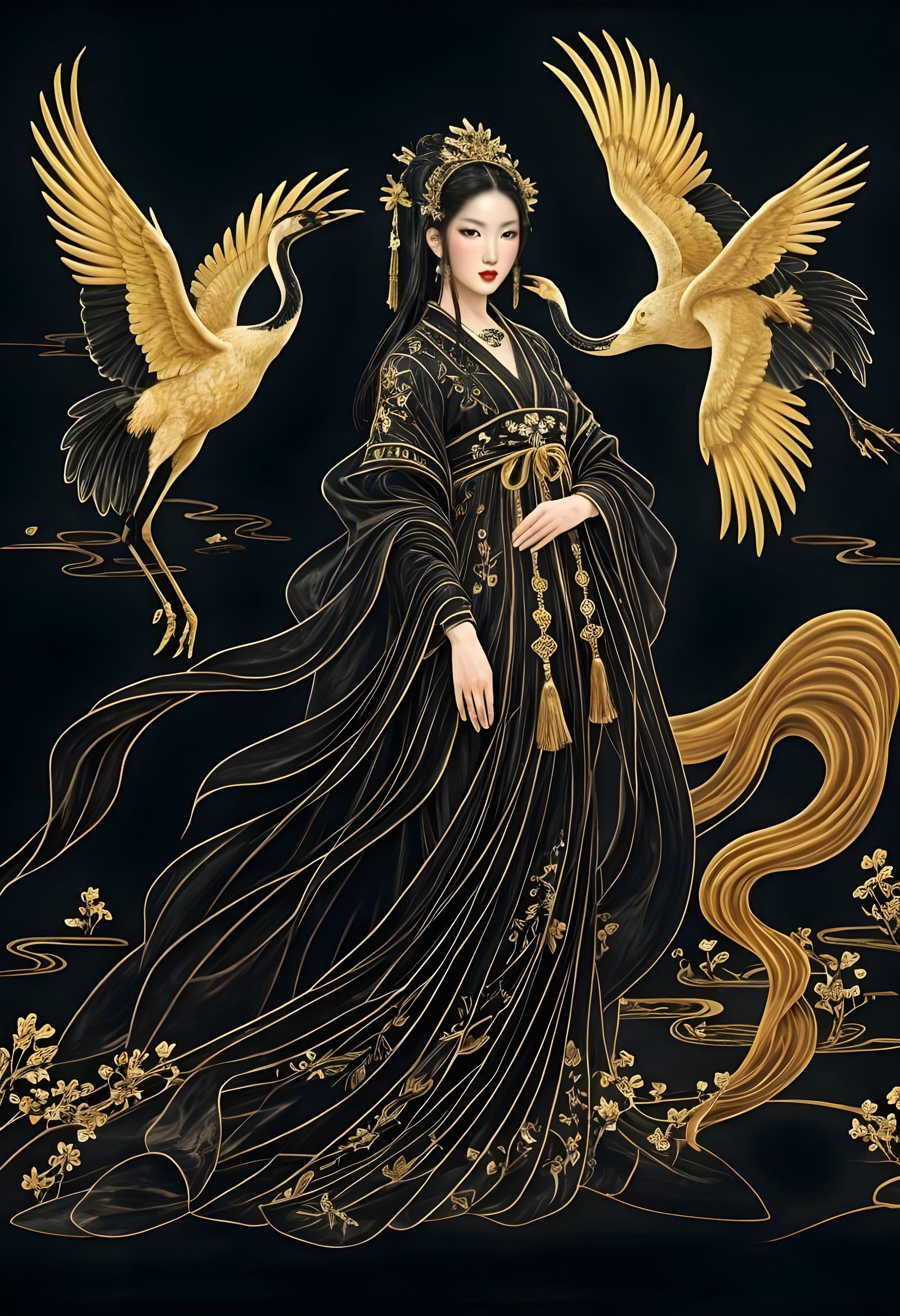 Kiss. Chinese Fantasy Wallpaper
