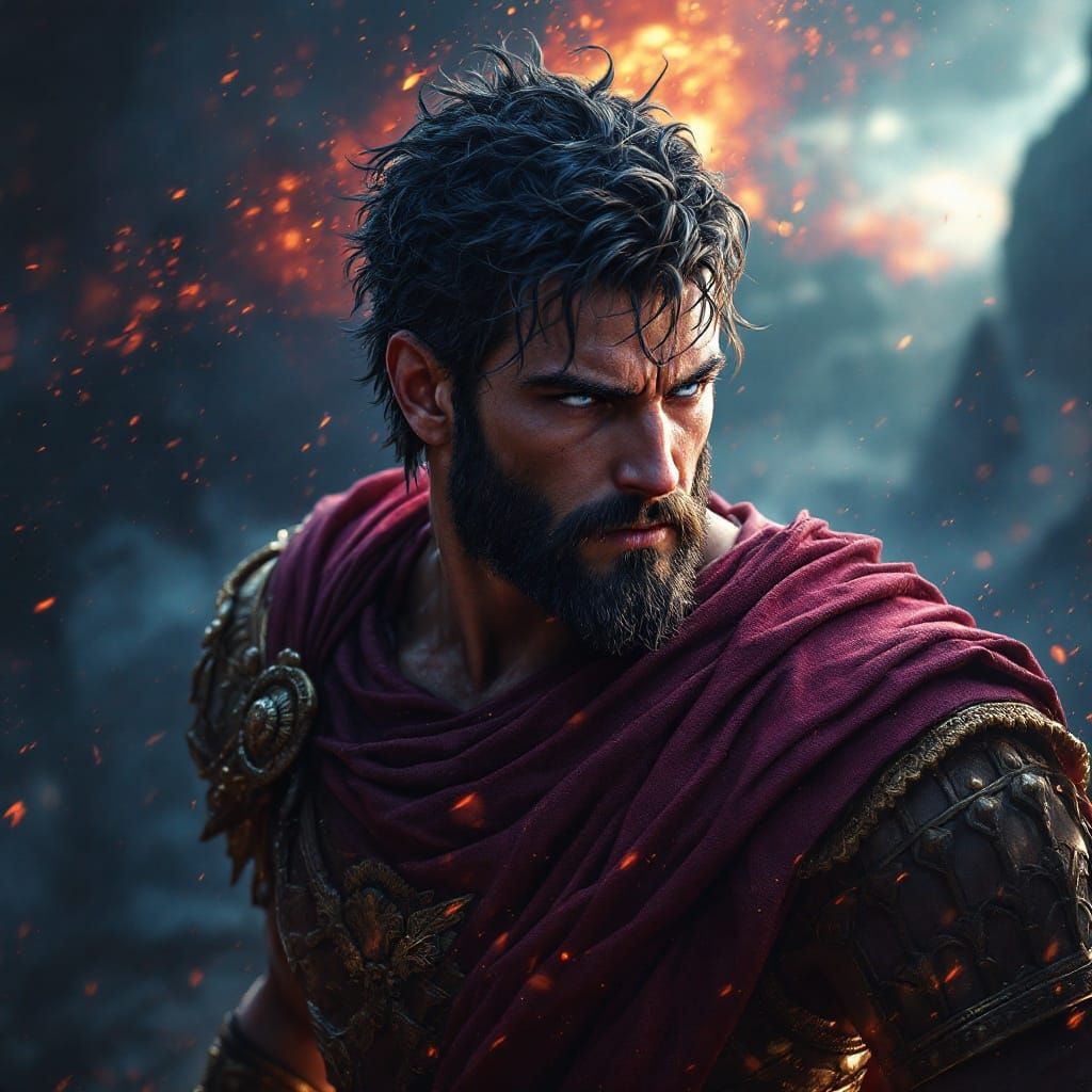 Alexander the Great: Detailed Digital Matte Painting