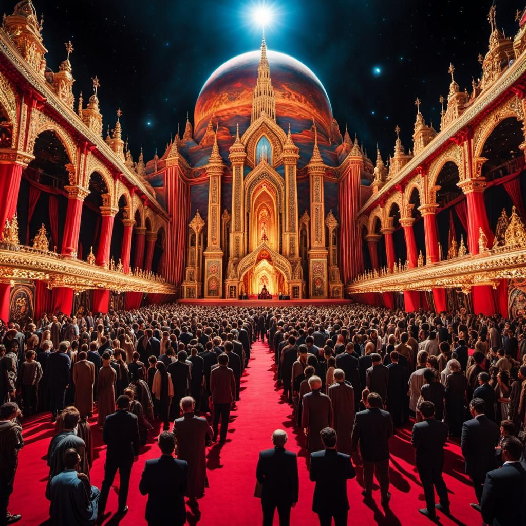 Secret Cult Awards Show on Distant Planet