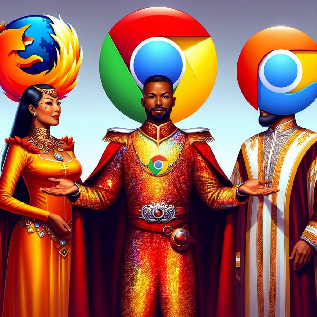 Web Browsers Personified: Firefox, Chrome, and Opera