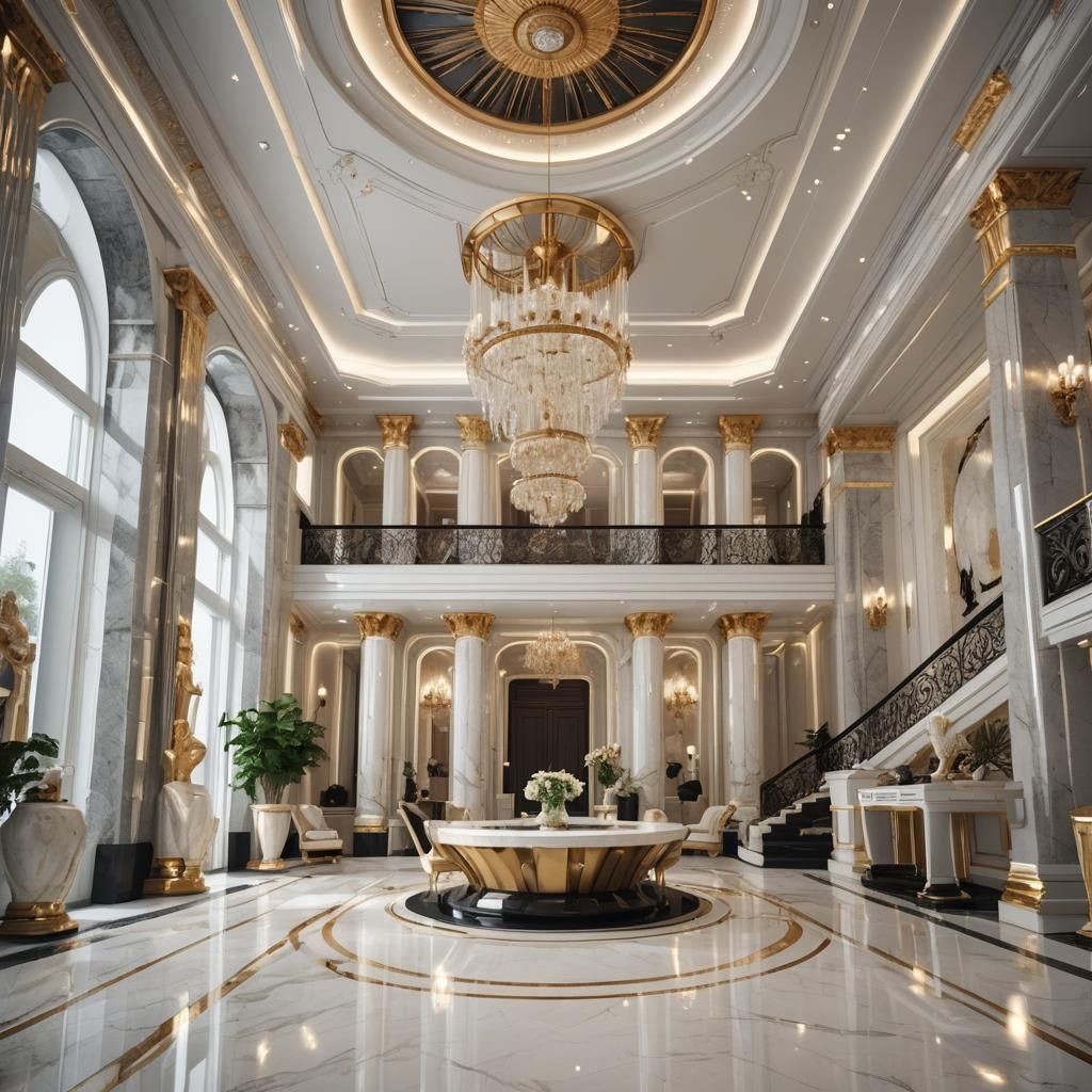 Luxury Modern Mansion with Neoclassical Architecture