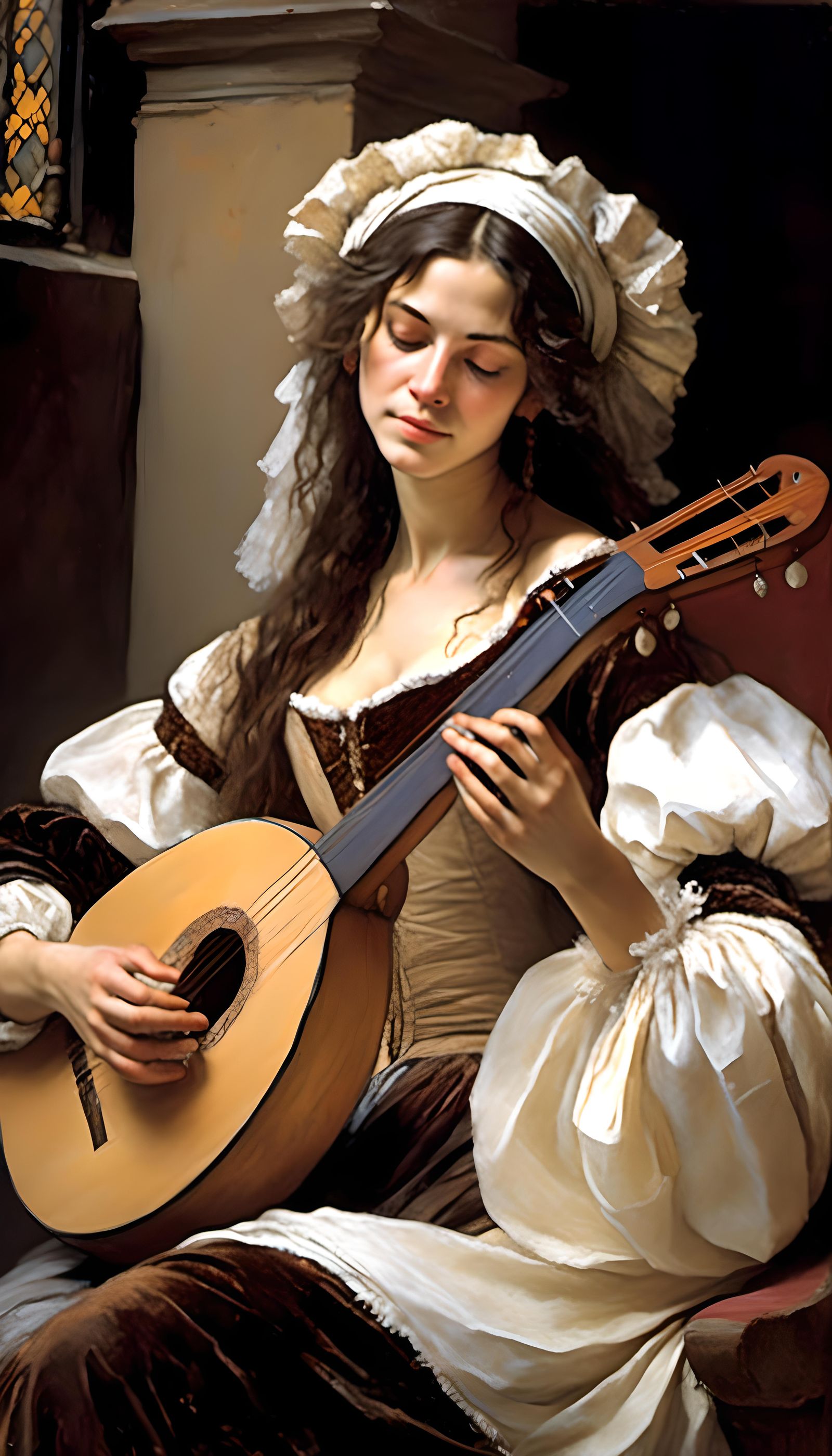 The Lute originated as the Arab ʿūd. It was taken to Europe ...
