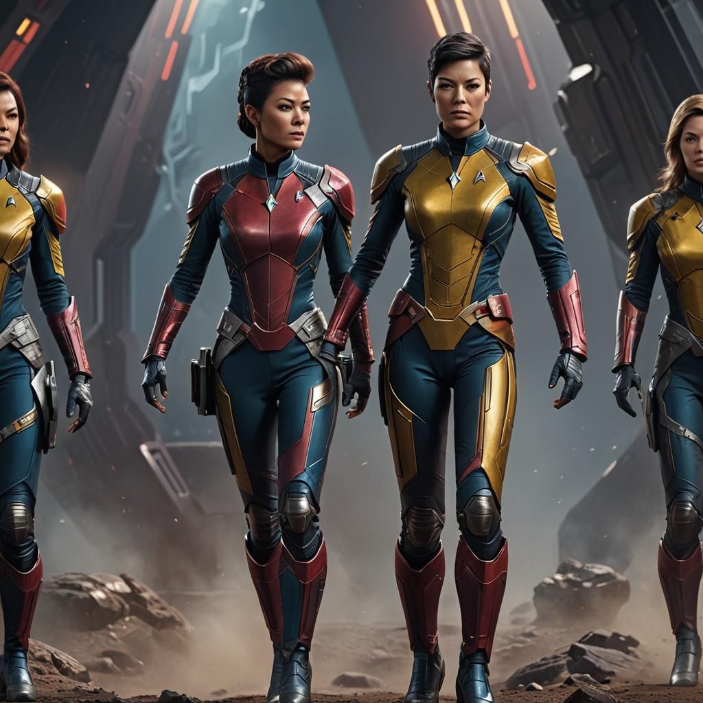 Star Trek Suit: Detailed Matte Painting