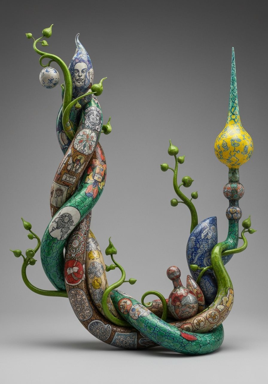 Sculptural Tapestry of Divine Cultures and Icons