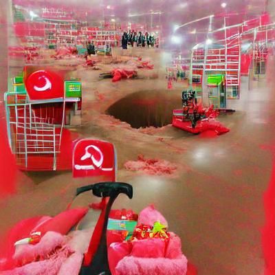 Dystopian Corporate Cityscape: A Capitalist Nightmare