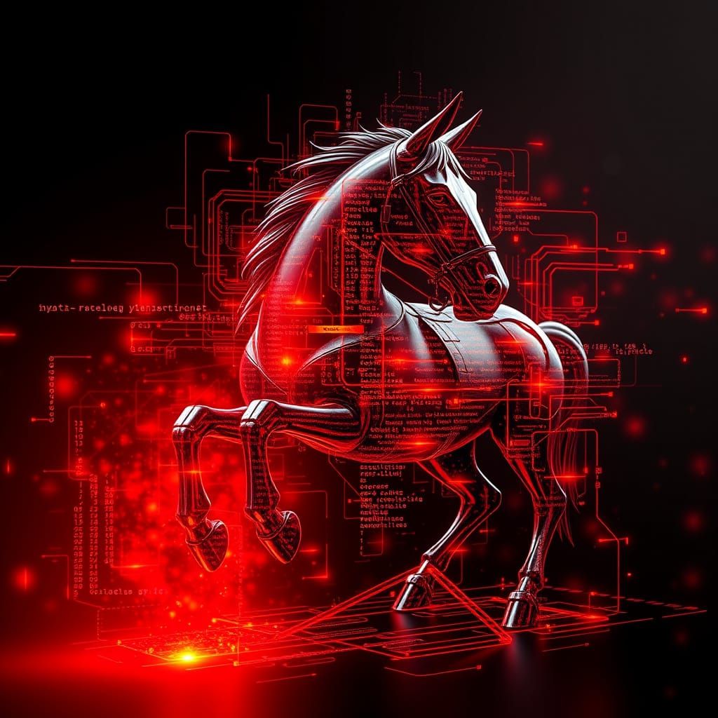 Digital Trojan Horse Spreading Malicious Code as Abstract Ar...