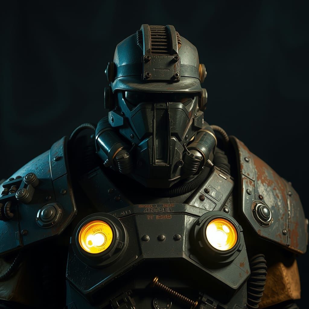 Brotherhood of Steel in T-60 Power Armor Portrait