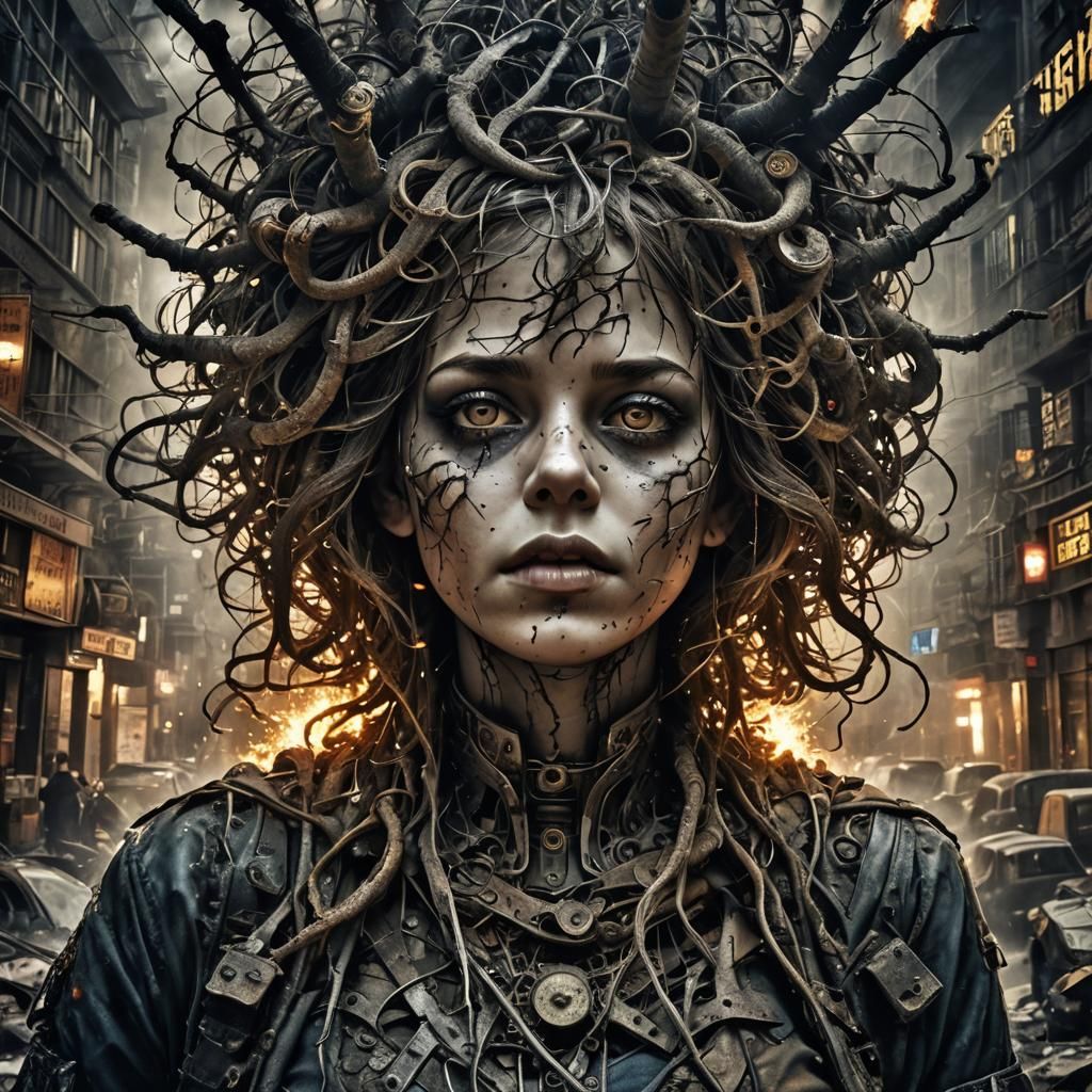 Ethereal Figure Fading into Smoke: Hyperrealistic Digital Ar...